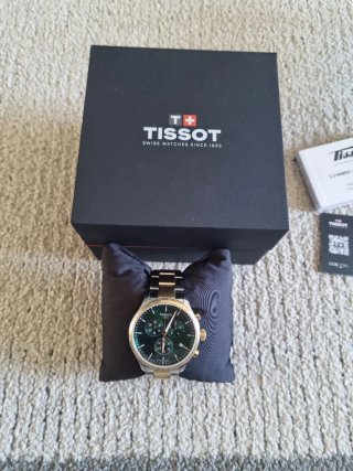 Reloj Tissot Chrono XL Classic - Oro y Verde