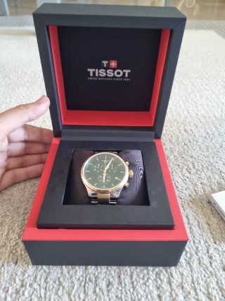 Reloj Tissot Chrono XL Classic - Oro y Verde