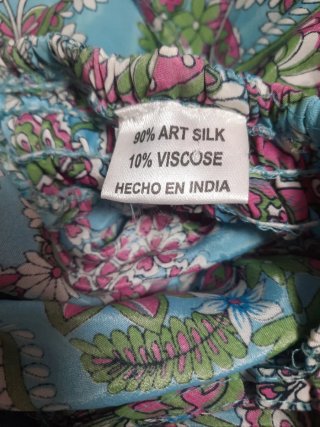 Vestido largo estampado floral