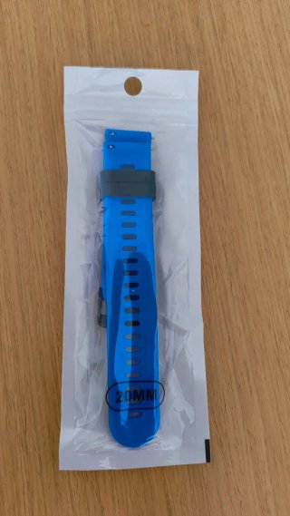 Pulsera Reloj Silicona 20mm Azul