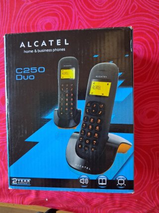 Dúo Teléfonos Inalámbricos Alcatel C250 Duo