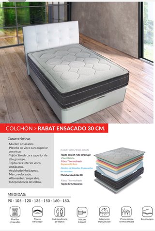 Canapé / base tapizada  / Colchón/ Somier