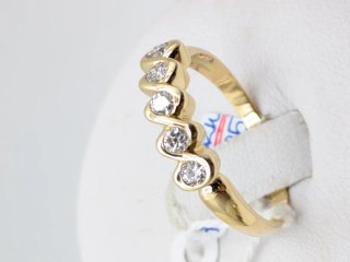 Anillo Oro 18k con Diamantes