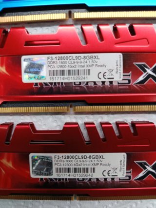 Memoria RAM G.Skill DDR3 16GB (4x4GB) 1600MHz CL8