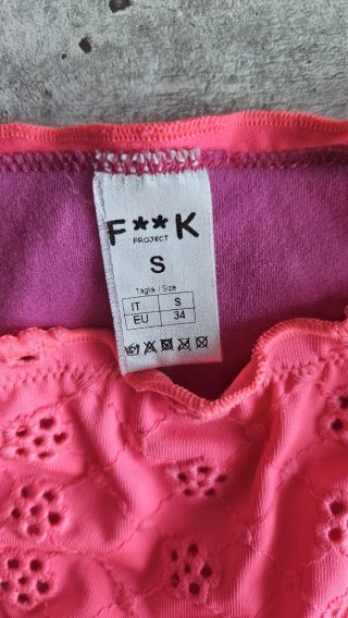 Costume F**K rosa/viola taglia S
