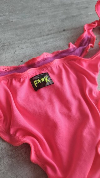 Costume F**K rosa/viola taglia S