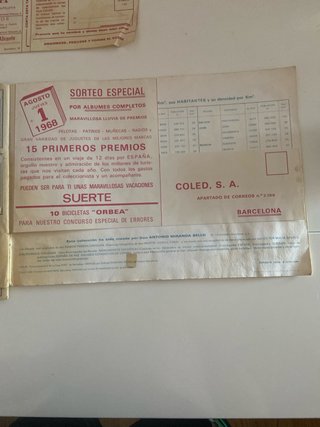 Álbum España Cromos 1967 Completo
