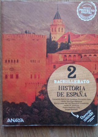 Historia de España 2 bachillerato