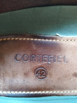 Mocasines Cortefiel Piel Marrón Talla 42