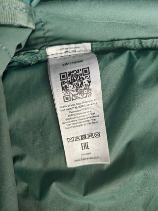 Mochila Fjällräven Kanken 16L Azul/verde