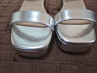 Sandalias Ulanka T37 Plateadas
