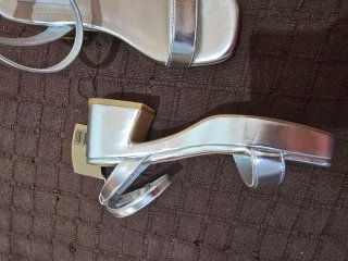 Sandalias Ulanka T37 Plateadas