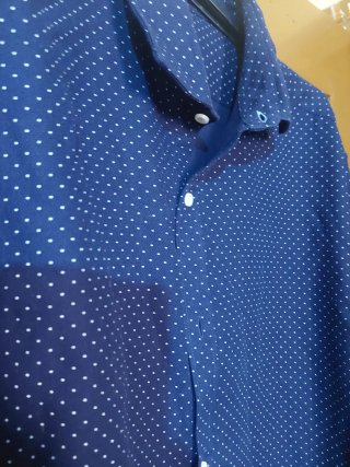 Camisa de hombre MOMEN azul
