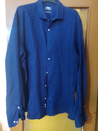 Camisa de hombre MOMEN azul