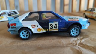Scalextric Audi Quattro pintado
