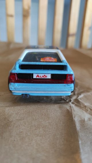 Scalextric Audi Quattro pintado
