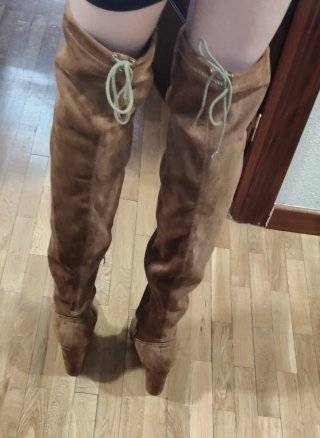 Botas altas marrones