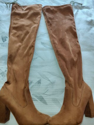 Botas altas marrones