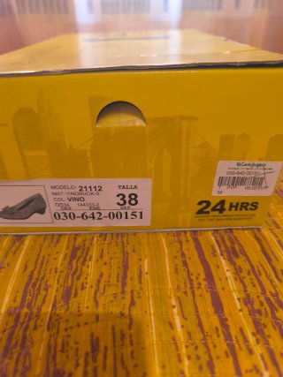 Zapatos tacón burdeos mujer
