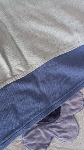 Colcha Cama 90 Flores Azul