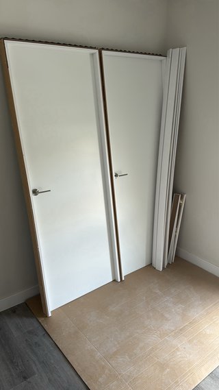 Puertas lacadas blanco mate