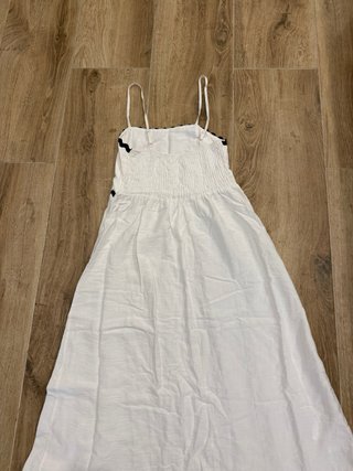 Vestido largo blanco tirantes