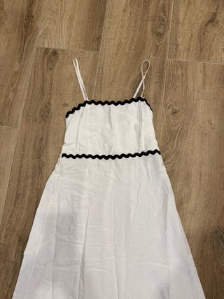 Vestido largo blanco tirantes