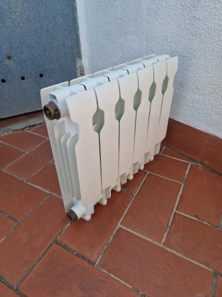 Radiador gas natural blanco