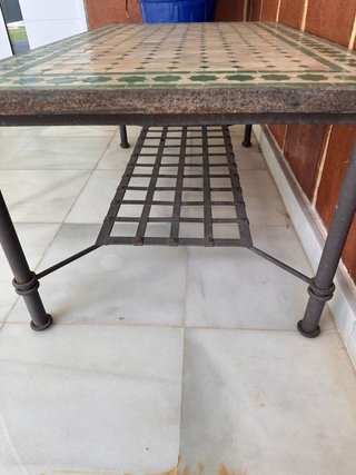 Mesa mosaico artesanal árabe