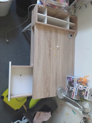 Escritorio Maison du Monde Madera y Metal