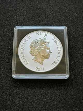 Moneda 1oz Plata Pura Mickey Mouse Niue 2017