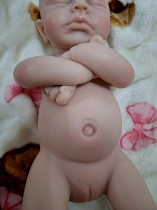 Muñeca Reborn Silicona Platino