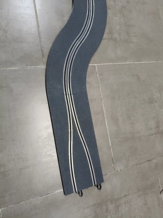 Scalextric Gran Chicane pista gris moderna