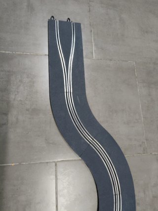 Scalextric Gran Chicane pista gris moderna