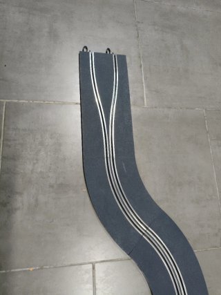 Scalextric Gran Chicane pista gris moderna