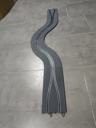 Scalextric Gran Chicane pista gris moderna