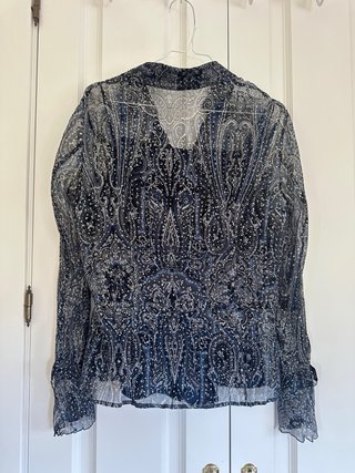 Blusa Hauber Transparente Talla M