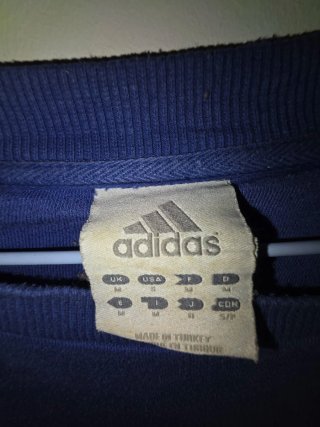Sudadera Adidas azul y gris