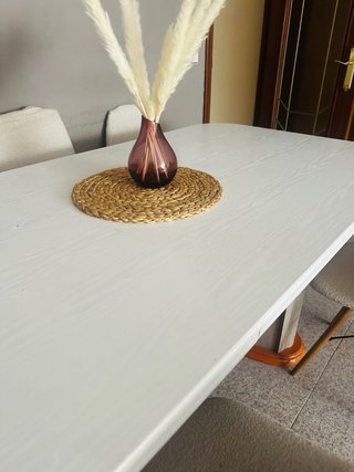 Mesa comedor extensible madera