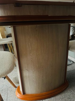 Mesa comedor extensible madera