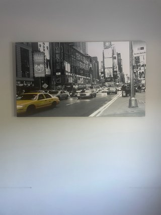 Cuadro Times Square Blanco y Negro