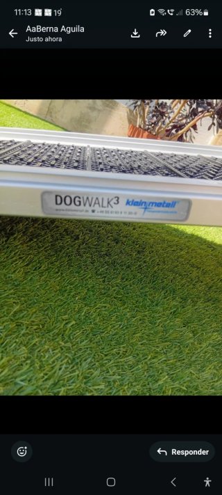 Rampa aluminio Kleinmetall para perros