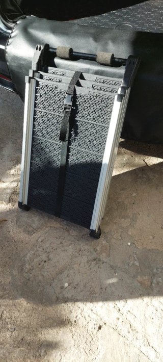 Rampa aluminio Kleinmetall para perros