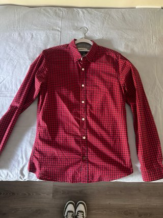 Camisa Salsa cuadros rojo y negro Talla S