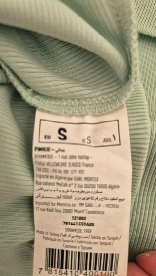 Vestido Pimkie verde menta – Tamanho S