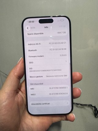 iPhone 15 Pro 512GB Grigio Titanio Grado A+