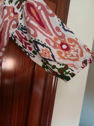 ZARA Kimono Estampado Multicolor Talla M