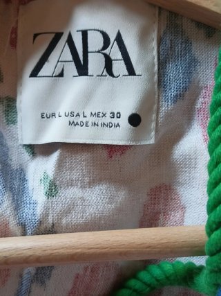 ZARA Kimono Estampado Multicolor Talla M