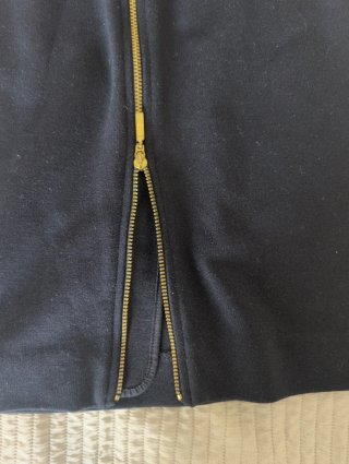 Falda Massimo Dutti azul oscuro Talla S