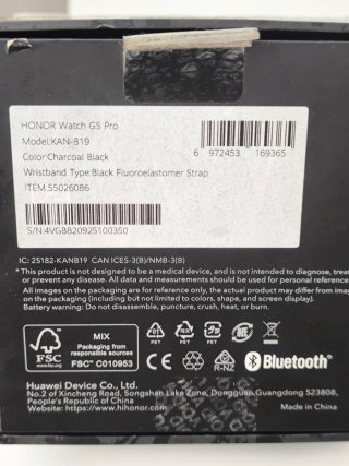 Honor Watch GS Pro Negro/Plata